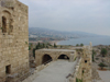 The Wall of the Crusader Castle in Byblos